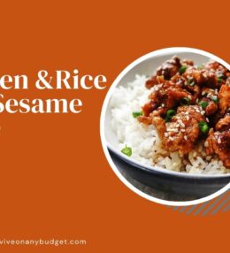 Easy Chicken and Rice with Sesame Sauce: A Simple and Delicious Meal